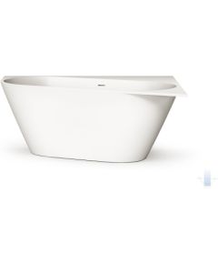 PAA Deco Corner A Brīvi Stāvoša Akmens Masas Vanna Balta Jaunumi Sadz. tehnika