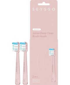 Końcówka Seysso Junior Deep Clean Pink 2 szt. Насадки для электрических зубных щеток