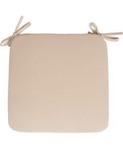 Krēsla p?rsegs VELVET NEW 39x39xH2,5cm, gaiši bēšs Jaunumi -Dārzam