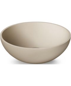 PAA Round Silk On Vannas Istabas Akmens Masas Apaļa Izlietne Bēša Jaunumi Sadz. tehnika