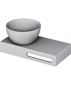 PAA DO Akmens Masas Izlietne Ar Plauktu Matēta Pelēka Jaunumi Sadz. tehnika