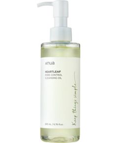 Anua Heartleaf Pore Control Cleansing Oil - Čisticí olej pro problematickou pleť 200ml Smaržas - NESAKĀRTOTS