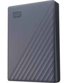 External HDD WESTERN DIGITAL My Passport WDBRMD0040BGY-WESN 4TB USB-C Colour Grey WDBRMD0040BGY-WESN Внешние жесткие диски