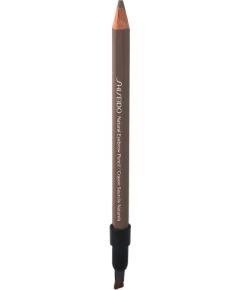 Shiseido, Natural, Double-Ended, Eyebrow Cream Pencil & Brush 2-In-1, BR603, Light Brown, 1.1 g *Tester Dekoratīvā kosmētika