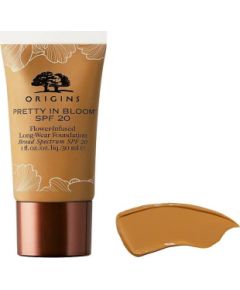 Origins, Pretty In Bloom, Long Wearing, Cream Foundation, Nr. 530, Medium Deep Warm, SPF 20, 30 ml Sejas kopšana
