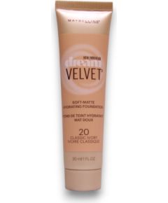 Maybelline, Dream Velvet, Soft Matte, Cream Foundation, 20, Classic Ivory, 30 ml Уход за лицом