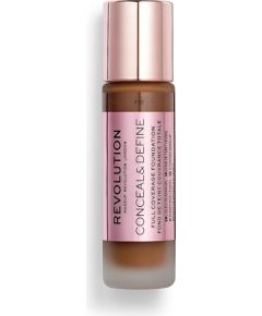 Makeup Revolution, Conceal & Define, Oil Free, Cream Foundation, F 15, 23 ml Уход за лицом