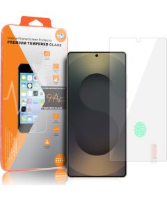 OEM Rūdīts stikls Orange priekš Samsung Galaxy S25 Ultra (ar pirkstu nospiedumu atbloķēšanu) Ekrānu aizsardzība