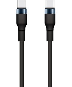 Кабель Setty USB-C - USB-C 1 м 3A KSC-C-131 черный Дата USB-кабели