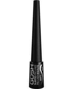 Gosh, Slanted Pro, Liquid Eyeliner, 002, Matte Black, 3 ml Kосметические средства