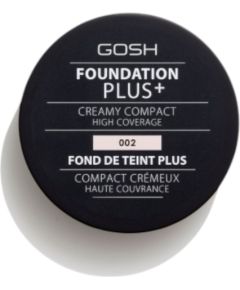 Gosh, Foundation Plus+, Full Coverage, Cream Foundation, 002, Ivory, 9 g *Tester Уход за лицом