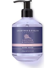 Crabtree & Evelyn, Lavender & Espresso, Calming, Liquid Soap, For Hands, 250 ml Жидкое мыло