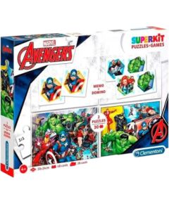 Clementoni, SuperKit, Marvel Avengers, Puzzle, For Boys, 4+ years, 2 x 30 + 48 + 28 pcs Puzles