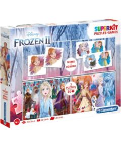 Clementoni, SuperKit, Frozen 2, Puzzle, For Girls, 4+ years, 2 x 30 + 48 + 28 pcs Puzles