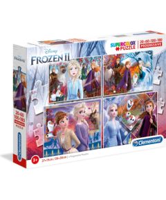 Set, Clementoni, Supercolor, Frozen 2, Puzzle, 21411, For Girls, 3+ years, 4 pcs Пазлы