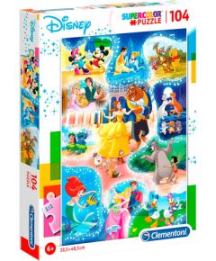 Clementoni, SuperColor, Disney Dance Time, Puzzle, Unisex, 6+ years, 104 pcs Пазлы