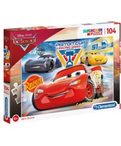 Clementoni, SuperColor, Cars 3 Piston Cup Legends, Puzzle, For Boys, 6+ years, 104 pcs Пазлы