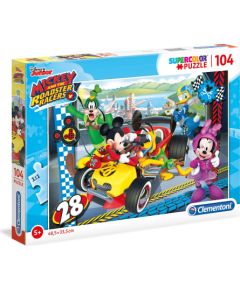 Clementoni, Mickey And The Roadster, Puzzle, Unisex, 5+ years, 104 pcs Пазлы