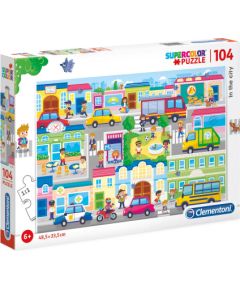 Clementoni, In The City, Puzzle, For Boys, 6+ years, 104 pcs Пазлы