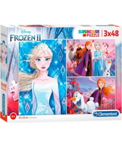 Set Trio, Clementoni, Frozen 2, Puzzle, Unisex, 3 x48 pcs Пазлы