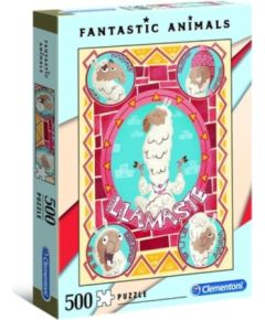 Clementoni, Fantastic Animals, Llamas, Puzzle, Unisex, 500 pcs Пазлы