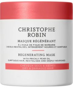 Christophe Robin, Regenerating, Prickly Pear Oil, Hair Treatment Cream Mask, For Revitalizing, 100 ml Уход за волосами