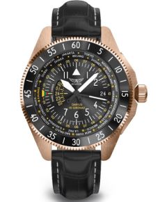 Aviator GMT Darius ir Girėnas. Skrydis per Atlantą V.1.37.2.292.4 Rokas pulksteņi 