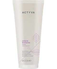 Kemon Actyva Colore Brillante Protection and Shine Mask - Posilující maska pro lesk a ochranu barvených vlasů 200ml Matu kopšana