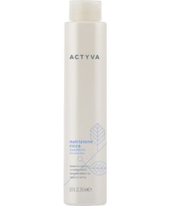 Kemon Actyva Nutrizione Ricca Rich Nutrition Shampoo - Vyživující šampon pro hrubé vlasy 250ml Matu kopšana