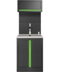 Modulārs mēbeļu komplekts (6 gab.) – modulārās sistēmas papildinājums ar izlietni (ref.18103) JBM Darbagaldi un darbnīcu mēbeles 