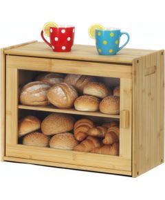 Springos Двухъярусная хлебница, контейнер для хранения хлеба, кухонный хлебный шкаф, бамбук Мебель для прихожей