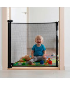 Springos Защитный барьер для лестницы 80 см, рольставни для дверей, защитные, черные. Манежи и Ходунки