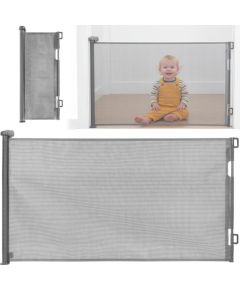 Springos Drošības barjera kāpnēm 80 cm, rullo žalūzijas durvīm, aizsargājošas, pelēkas Manēžas, Sētiņas