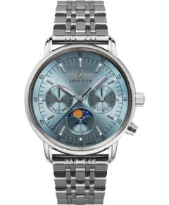 Zeppelin 8637M-3 LZ 14 Marine Moonphase Rokas pulksteņi 