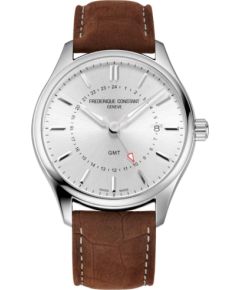 Frederique Constant Classics Quartz GMT FC-252SS5B6 Rokas pulksteņi 