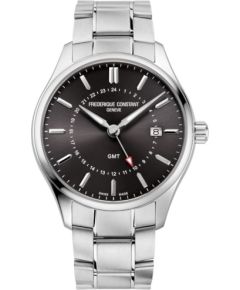 Frederique Constant Classics Quartz GMT FC-252DGS5B6B Rokas pulksteņi 