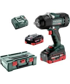Triecienatslēga Metabo SSW 18 LTX 1450 BL; 18 V; 2x5,5 Ah akum. Trieciena uzgriežņu pistoles ar akumulatoru