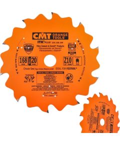 Griešanas disks šķiedru cementam CMT 236; 168x1.8x20; Z10; 5° Zāģripas