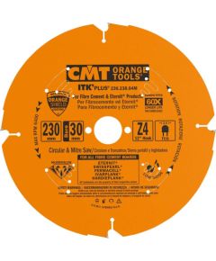Griešanas disks šķiedru cementam CMT 236; 230x2,4x30; Z4; 12° Zāģripas