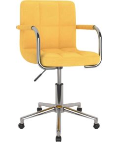 Krzesło biurowe vidaXL Żółte Новости, мебель, дом