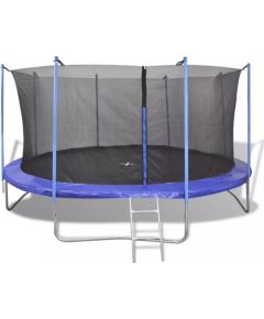 Trampolina ogrodowa vidaXL 142586 z siatką wewnętrzną 15 FT 457 cm Jaunumi - Sports