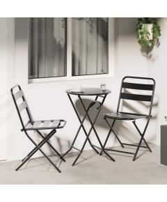 vidaXL Bistro zestaw 3-częściowy składany Dārza mēbeļu komplekti