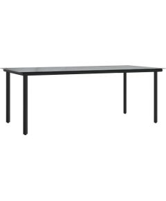 vidaXL Zestaw mebli ogrodowych 7-częściowy w szarym kolorze z polirattanu Dārza mēbeļu komplekti