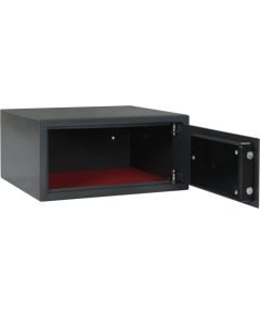 vidaXL Ciemnoszary sejf elektroniczny 42x37x20 cm ze stali Новости - Для офиса