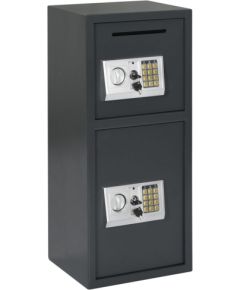 vidaXL Sejf cyfrowy Ciemnoszary 35x31x80 cm Stal Новости - Для офиса