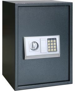 vidaXL Sejf elektroniczny z półką Łupkowoszary 35x31x50 cm Stal Новости - Для офиса