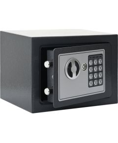 vidaXL Elektroniczny sejf cyfrowy Ciemnoszary 23x17x17 cm Stal Новости - Для офиса