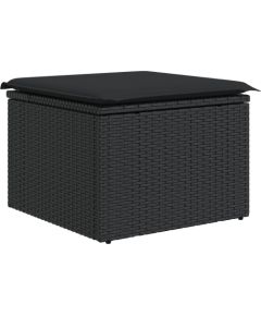 vidaXL Zestaw ogrodowy 7-częściowy z poduszkami Beżowy Polirattan Dārza mēbeļu komplekti