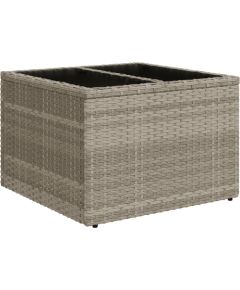 vidaXL 7-częściowy zestaw sof ogrodowych z poduszkami jasnoszary polirattan Dārza mēbeļu komplekti