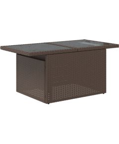 vidaXL 5-częściowy zestaw sof ogrodowych z poduszkami brązowy poli rattan Dārza mēbeļu komplekti